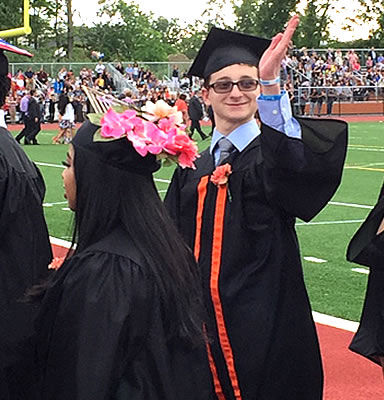 2018, JOHN RECEIVES HIS HIGH SCHOOL DIPLOMA 